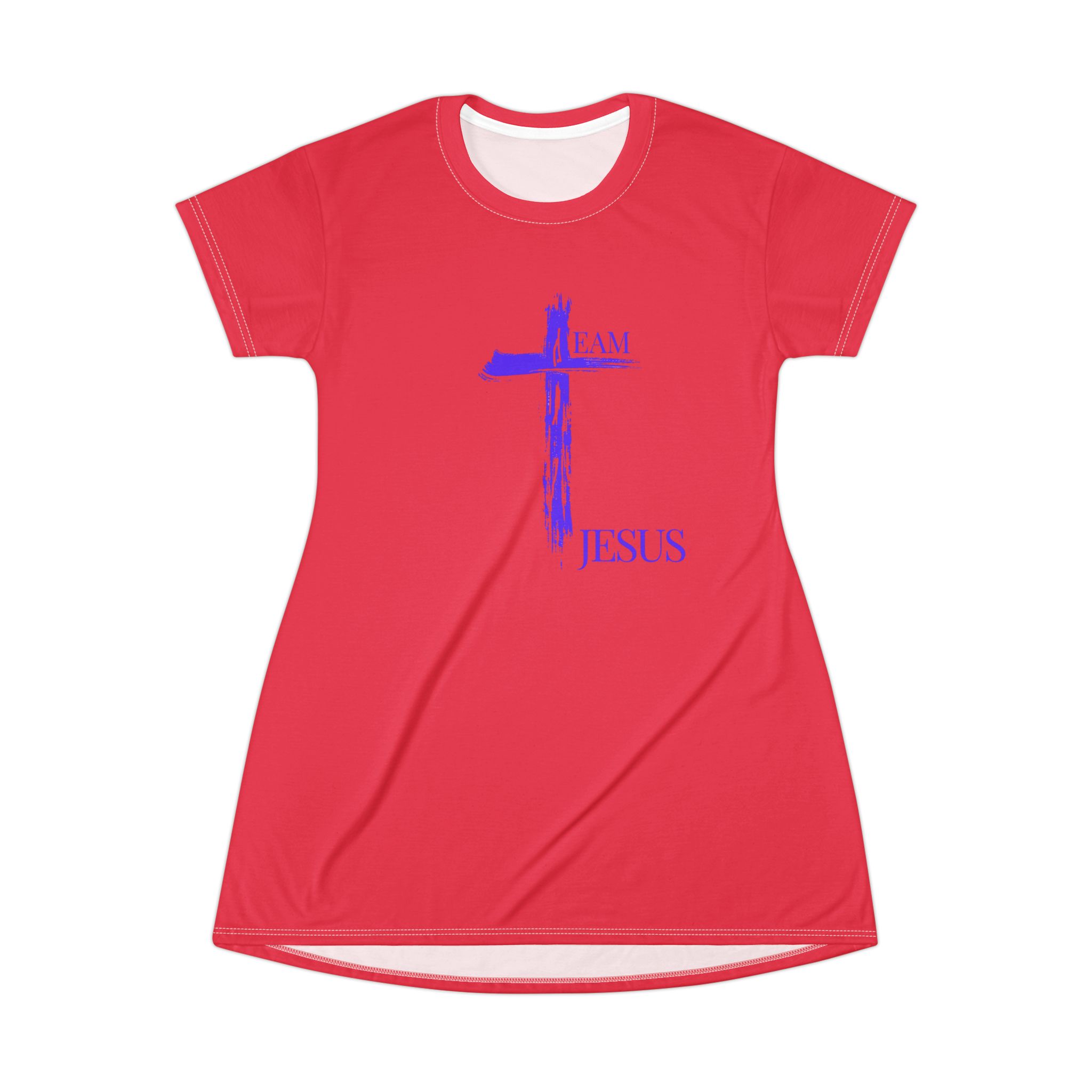Team Jesus -t shirt Dress - Image 2