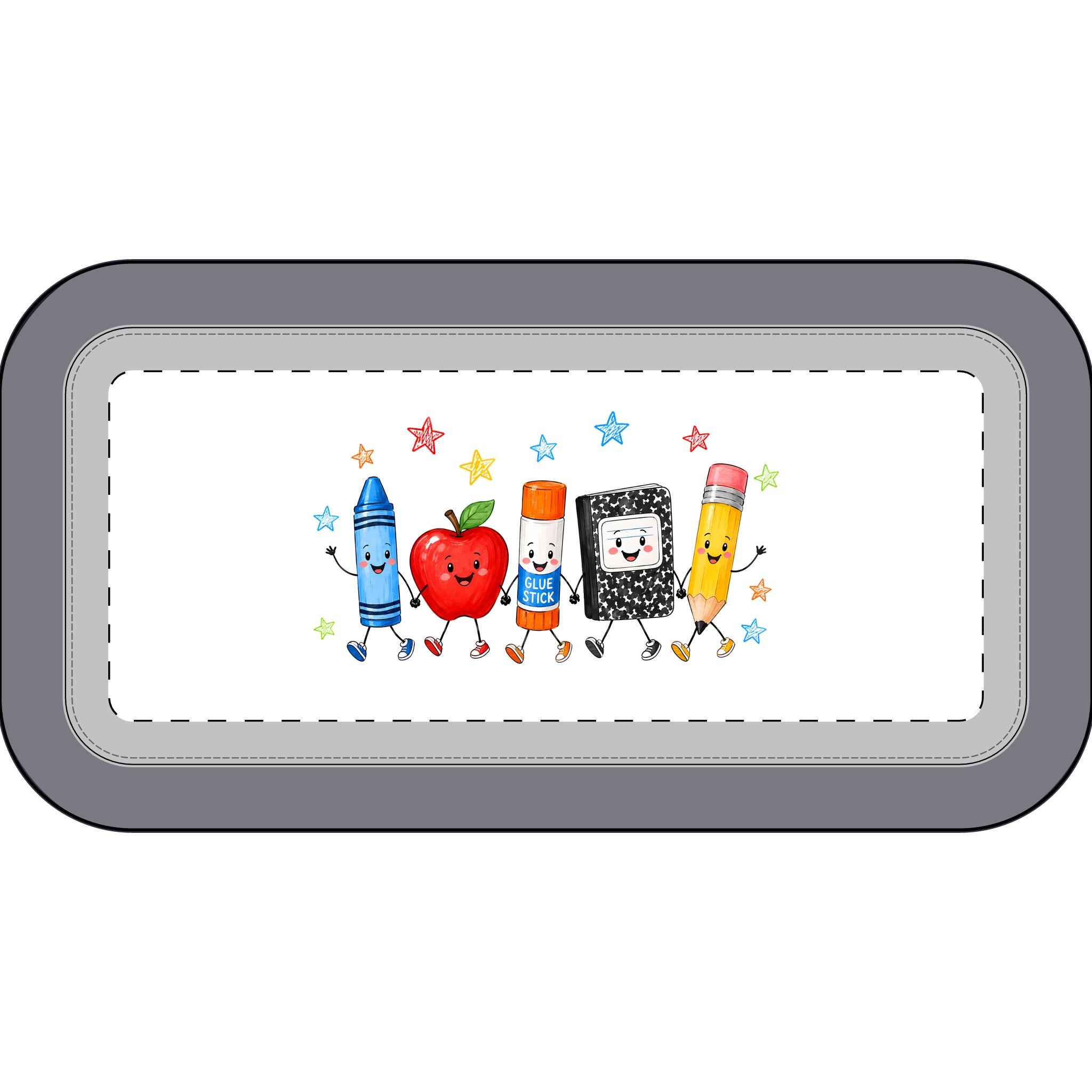 School supplies zippered Pouch