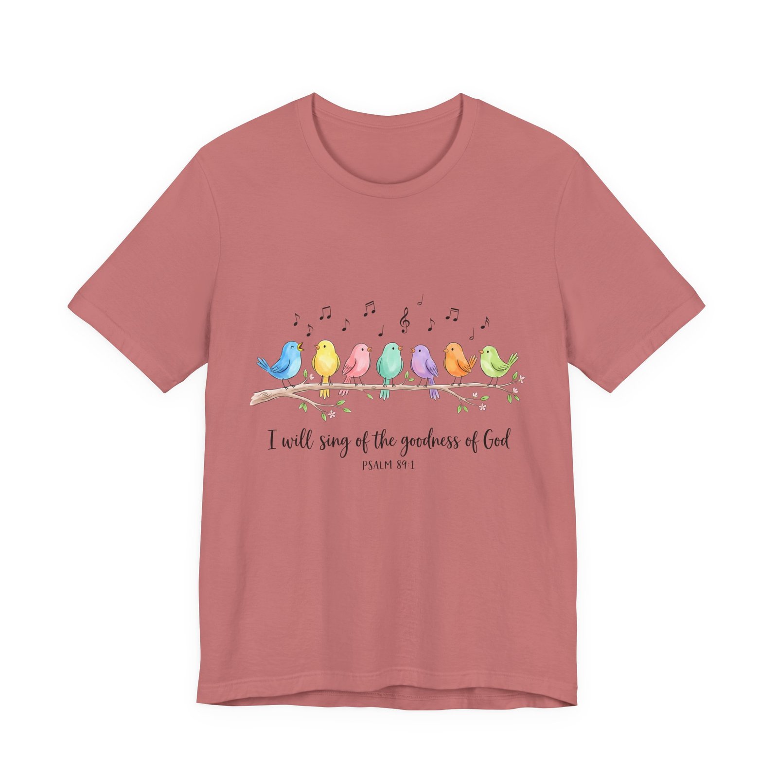 Psalms 89 Birds singing T shirt - Image 4