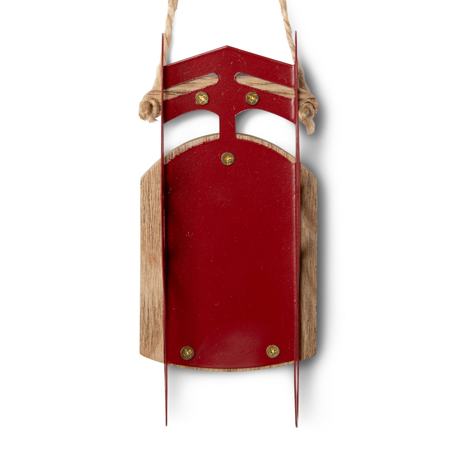 Vintage Sled Christmas Ornament – Rustic Holiday Decor - Image 2