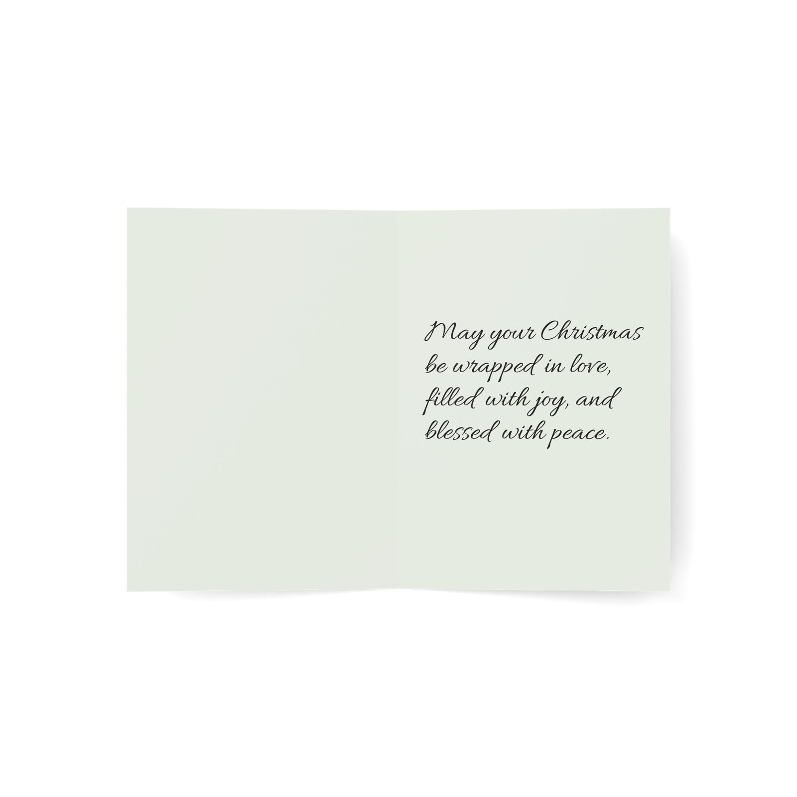 Celebrate the birth of Christ with a beautiful Christmas greeting card. From our family to yours - Image 2