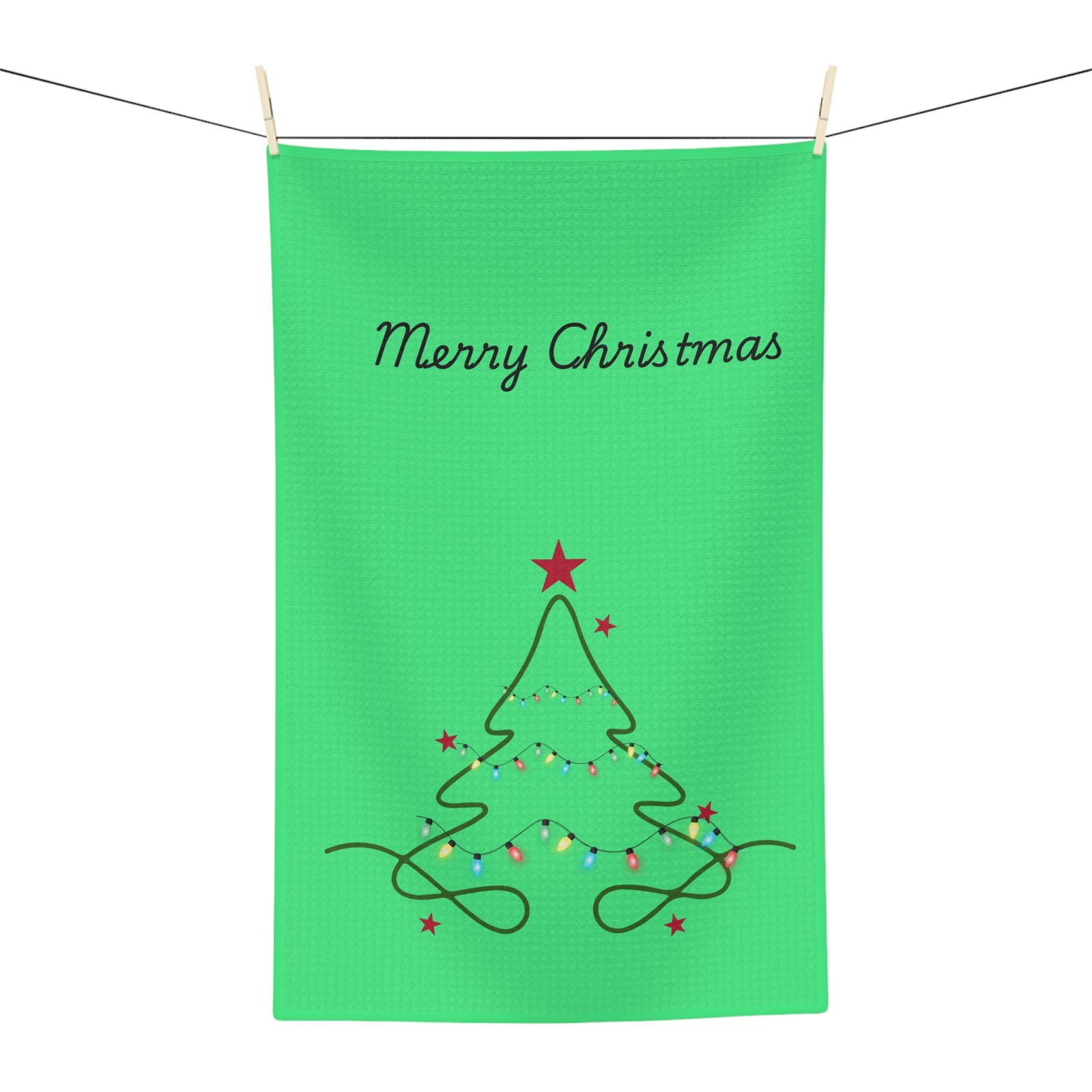Christmas Tree Tea Towel – Festive Kitchen Decor & Holiday Hostess Gift - Image 2