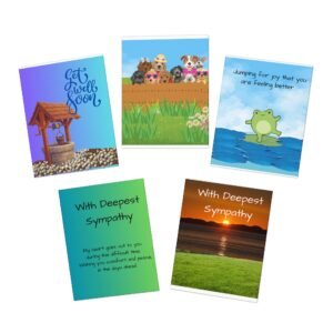 Beautiful Cards for Every occasion   — 5-Pack with blank interior for your own message