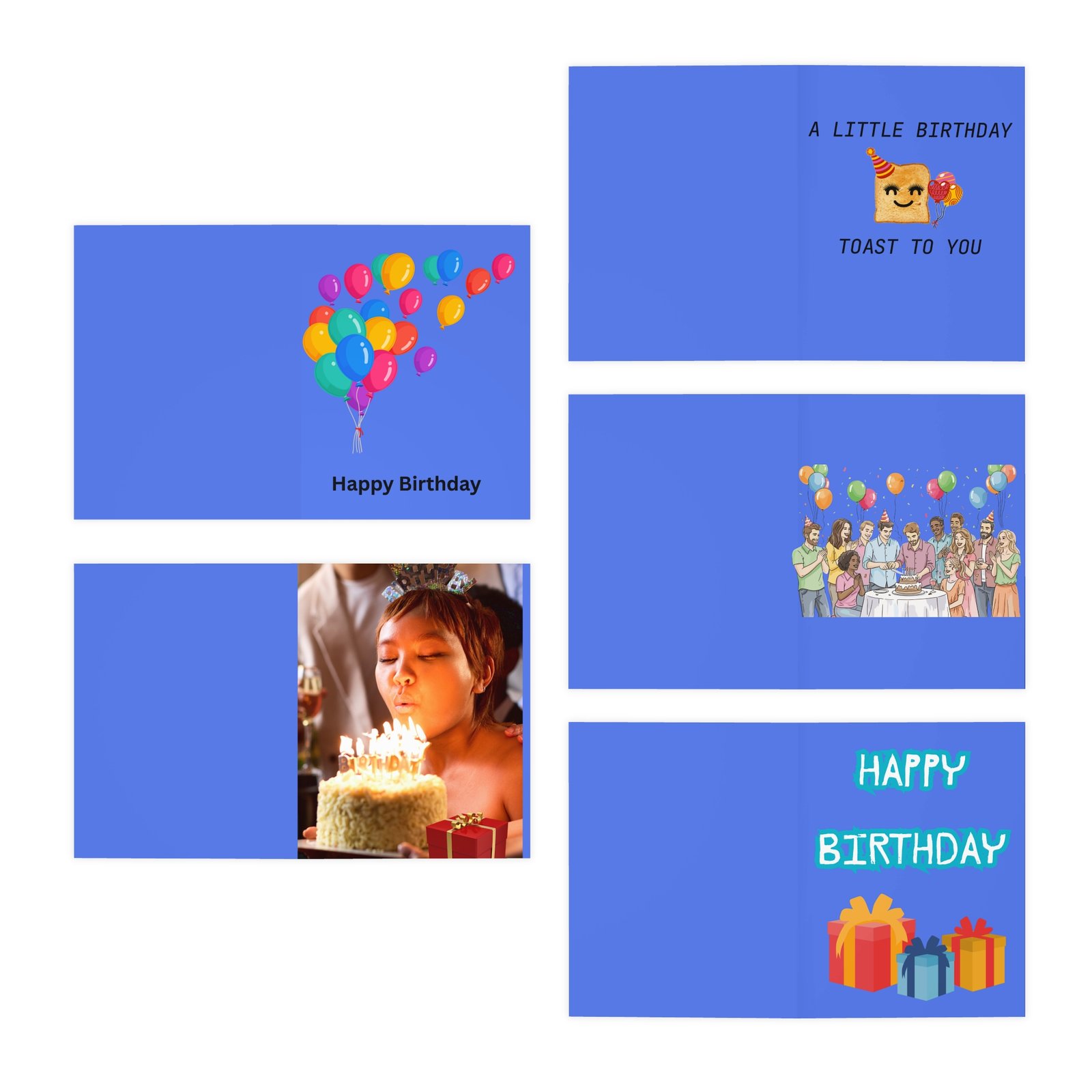 Birthday Greeting Cards – Beautiful Cards for Every Birthday Celebration — 5-Pack with warm wishes - Image 2