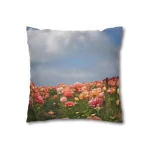 Field of flowers- Decorative pillow Cover