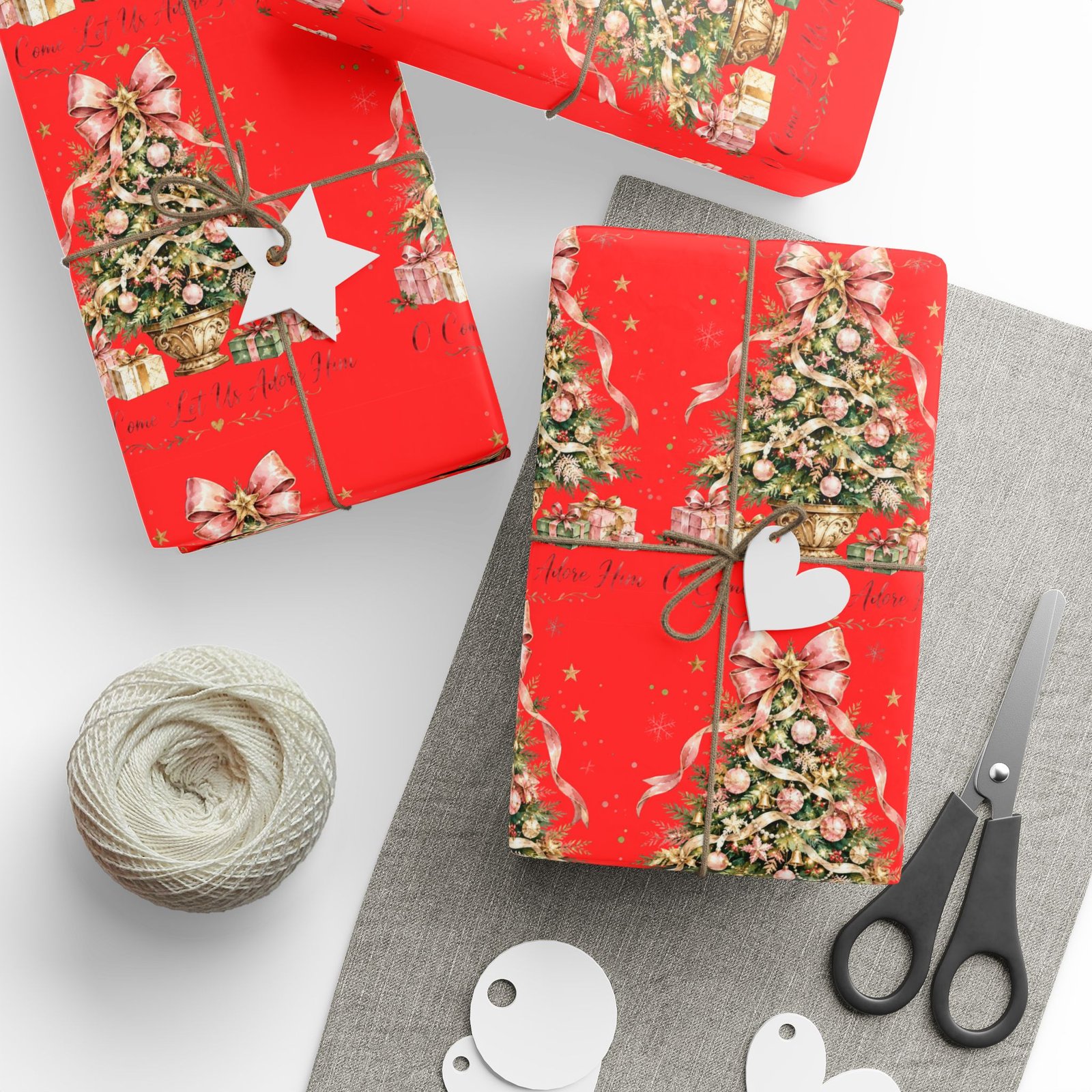 Christmas Tree Wrapping Paper